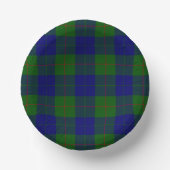 Bols En Carton Barclay tartan bleu vert plaid (Recto)