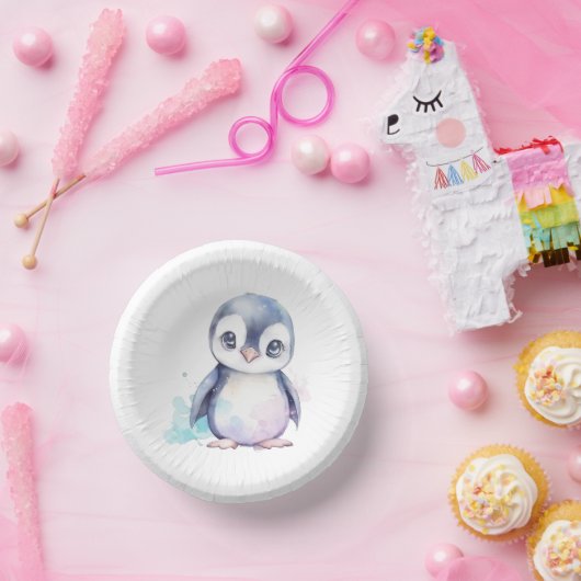 Bols En Carton Bébé Pingouin Bol en papier (Fête)