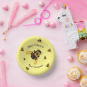 Bols En Carton Bee Happy Bumblebees Jaune (Fête)