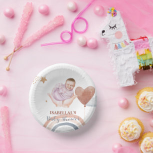 Bols En Carton Belle lune étoile baby shower enfants afro-américa