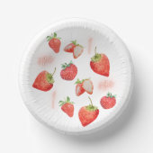 Bols En Carton Berry First | 1er anniversaire | fraise | MOTIF (Recto)