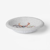 Bols En Carton Bicyclette florale Kangaroo papier Bowl (Angulaire)