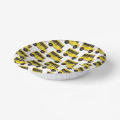 Bols En Carton Big Yellow School Bus Enseignant Conducteur Éducat (Angulaire)