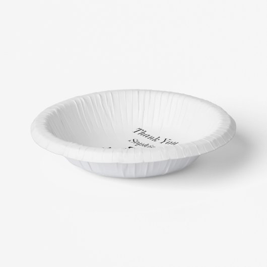 Bols En Carton Black White Mariage mariée (Angulaire)