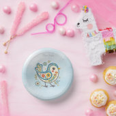 Bols En Carton Bleu Bird Floral Papier Bowl (Fête)