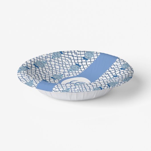 Bols En Carton Bleu Chinoiserie Main Peint Ginger Jar Jars Bowl (Angulaire)