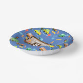 Bols En Carton Bleu du transport (Angulaire)