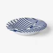Bols En Carton Bleu et blanc sur bandes (Angulaire)