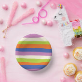 Bols En Carton Bleu, orange, violet, vert et (Fête)