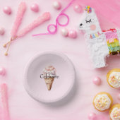 Bols En Carton Blush Movie Time Ice Cream (Fête)