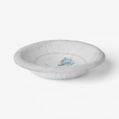 Bols En Carton Bocaux en papier Mariage de conc bleu (Angulaire)