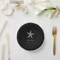 Bocaux en papier Mariage de poisson-Starfish noir