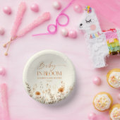 Bols En Carton Boho Baby In Bloom Baby shower Fleur sauvage (Fête)