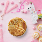 Bols En Carton Bol à plaque papier imprimé de pâtes (Fête)