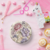 Bols En Carton Bol en papier blanc rose violet (Fête)