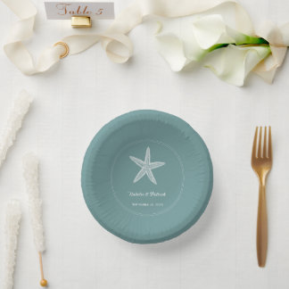 Bols En Carton Bol en papier Mariage turquoise Starfish