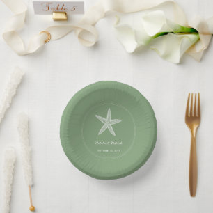 Bols En Carton Bol Mariage Moss Green Starfish