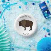 Bols En Carton Bonne illustration de bison américain (Fête)