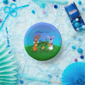 Bols En Carton Bonne Pâques ! Lapin avec lapin et poussin (Fête)