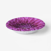 Bols En Carton Boule violet Dahlia Floral (Angulaire)