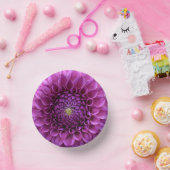 Bols En Carton Boule violet Dahlia Floral (Fête)