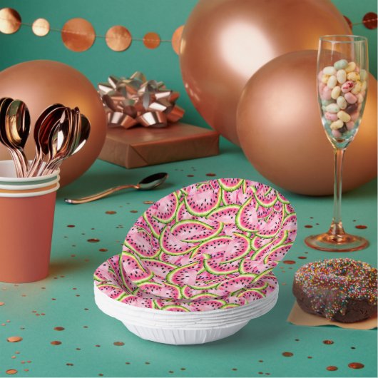 Bols En Carton Boules de papier surprises de pastèque (Multi)