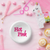 Bols En Carton Boules en papier blanc rose chaud (Fête)