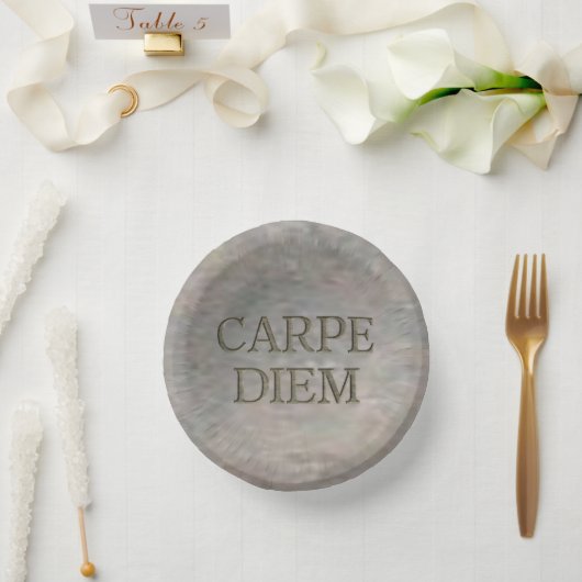 Bols En Carton Boules en papier Carpe Diem Stone (Mariage)