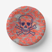 Bols En Carton Boules en papier crâne de lave (Recto)