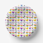 Bols En Carton Boules en papier Pride Hearts (Recto)
