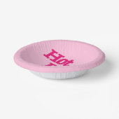 Bols En Carton Boules en papier rose chaud (Angulaire)