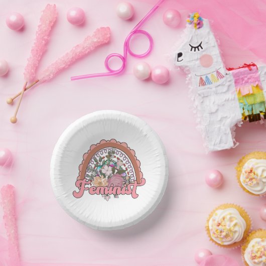 Bols En Carton Bowles en papier féministes (Fête)