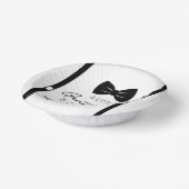 Bols En Carton Bowtie Suspende Un Petit Baby shower Gentil (Angulaire)