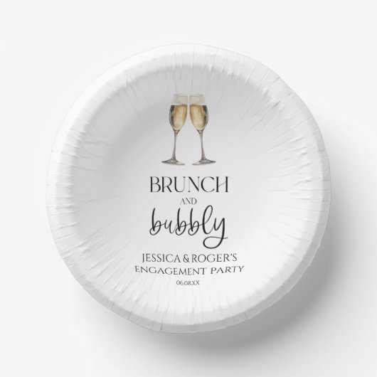 Bols En Carton Brunch et Bubbly Engagement Party Brunch (Recto)