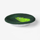 Bols En Carton Caméléon mignon vert (Angulaire)