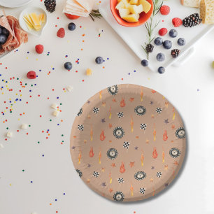 Bols En Carton Camions Chauffeurs de course Aquarelle moderne Tan