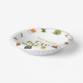 Bols En Carton Camping Camper Fête d'anniversaire (Angulaire)