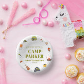 Bols En Carton Camping Camper Fête d'anniversaire (Fête)