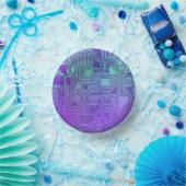 Bols En Carton candy circuits - berry blue : (Fête)