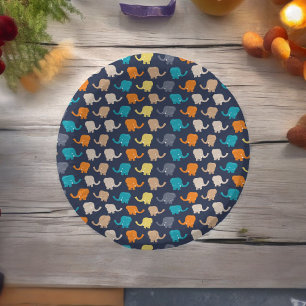 Bols En Carton Caricature à éléphant multicolore