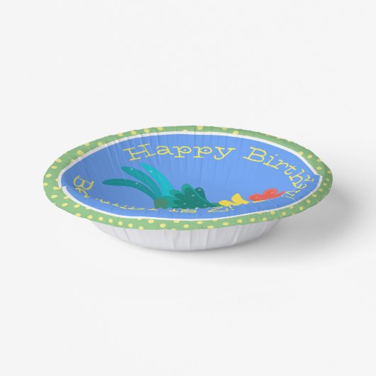 Bols En Carton Caricature amusante du coq à rames (Angulaire)