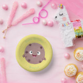 Bols En Carton Caricature de biscuit à puce en chocolat (Fête)