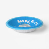 Bols En Carton Caricature de bulles de dauphins joyeux (Angulaire)