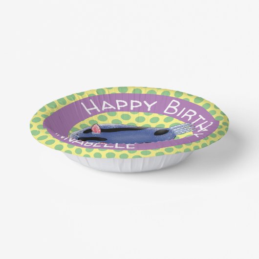 Bols En Carton Caricature de nudibranche bleu mignon (Angulaire)