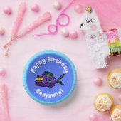 Bols En Carton Caricature de poisson de Piranha (Fête)