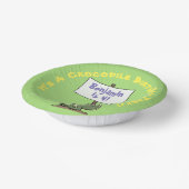 Bols En Carton Caricature d'humour de crocodile vert mignon et dr (Angulaire)