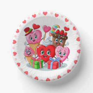 Bols En Carton Cartoon Heart & Sweet amis valentine's day