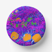 Bols En Carton Champ Citrouille purplé dans le style Pop Art (Recto)