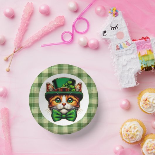 Bols En Carton Chat mignon/chaton Saint Patrick's Day (Fête)