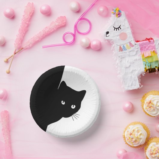 Bols En Carton Chat noir (Fête)